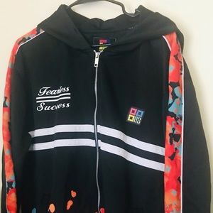 Men Demolition Casual Hood Jacket